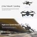 Mini drone télécommandé E58 pour enfants, quadricoptère pliable avec caméra HD 720p, Wi-Fi, FPV, altitude fixe, version professionnelle_voghion.com