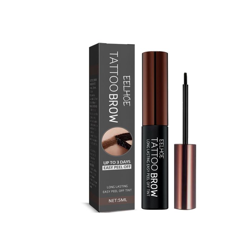 EELHOE Tear Dye Eyebrow Cream er vanntett, svettebestandig og ikke lett å smitte av, og skaper en tredimensjonal farge._voghion.com