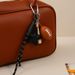 Handmade PU Leather Star Keychain Bag Charm - Camera & Football Design, Trendy DIY Accessory For Bags, Keys & More_voghion.com