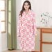 Soft Touch Micro Fleece Huva Morgonrock Plysch Lång Spa Robe Absorberande Morgonrock_voghion.com