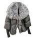 Women's Clothing Autumn And Winter New White Duck Down Jacket Short Style Temperament Fox Fur Collar Fur Coat_voghion.com