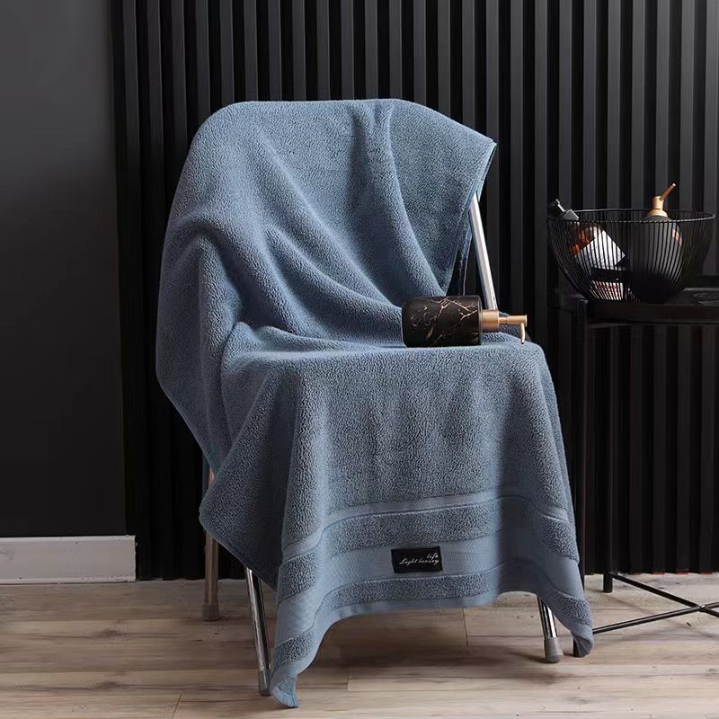Premium-Badetuch der A-Klasse, 100 % Baumwolle – 80 x 160 cm, übergroß und ultradick, superweich und äußerst saugfähig, Firmengeschenk mit individueller Stickerei_voghion.com