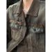 Retro-inspired Heavyweight Washed And Distressed Dyeing Spring/fall Short Denim Jacket For Men - Stylish Outerwear_voghion.com
