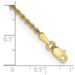 14K 10 Inch 2mm Regular Rope With Lobster Clasp Anklet_voghion.com