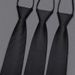 Black For Men Zipper Style No-Need To Lazy Men's Suit Tie Formal Business Hand-Tied Summer Factory Wholesale_voghion.com