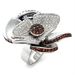 7X191 - Rhodium + Ruthenium Sterling Silver Ring with AAA Grade CZ in Garnet_voghion.com