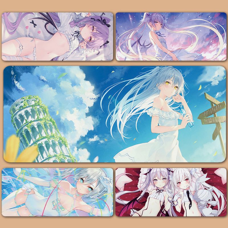 Unbeatable Quality Rurudo Large Scale Cool Loli Angel Police Little Devil Mouse Oversized Computer Desk Keyboard Pad_voghion.com