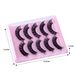 Cross Border Hot Selling Russian Large Roll D-curve Eyelashes in 5 Pairs Multi-layer Thick Cross Natural Synthetic Fiber Eyelashes_voghion.com