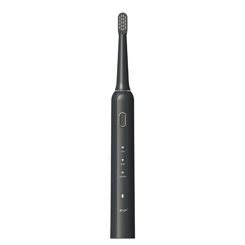 Supecare Sonic Electric Toothbrush or Adults With 1 Replacement Head Travel Tooth Brush USB Rechargeable IPX7_voghion.com
