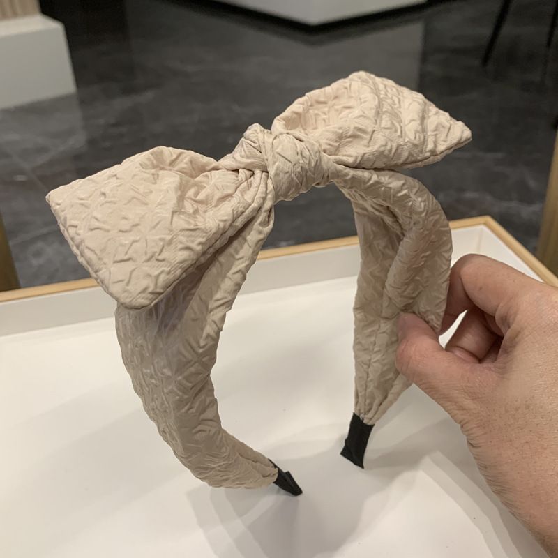 2024 Semplice fiocco da donna coreano tessuto clip piccolo profumato fascia per capelli viso lavaggio trucco grotte accessori per capelli_voghion.com