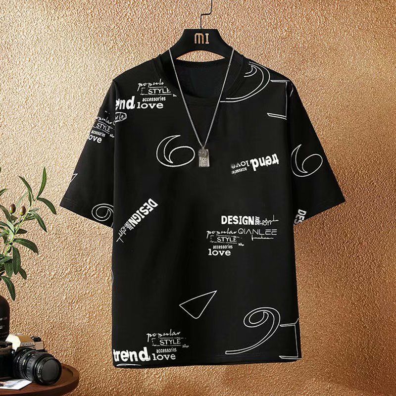 Men's Clothing summer sports men's five point short sleeved running basketball uniforms casual loose T shirt shorts two piece suit_voghion.com