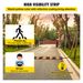 VEVOR Rubber Speed Bump, 1 Pack 2 Channel Speed Bump Hump, 72.8" Long Modular Speed Bump Rated 22000 LBS Load Capacity, 72.8 X 12.2 X 2.2 Garage Speed Bump For Asphalt Concrete Gravel Driveway-6 FT_voghion.com
