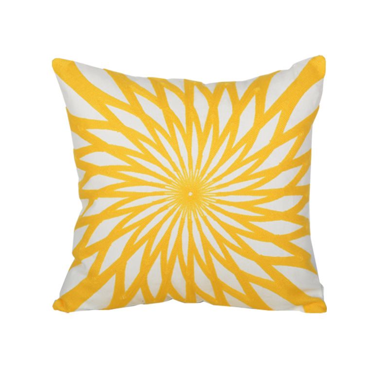 Set di cuscini moderni in tinta unita - Cuscino quadrato minimalista imbottito in morbido cotone PP per divano/letto, 45x45 cm (con o senza inserto, 6 colori)_voghion.com