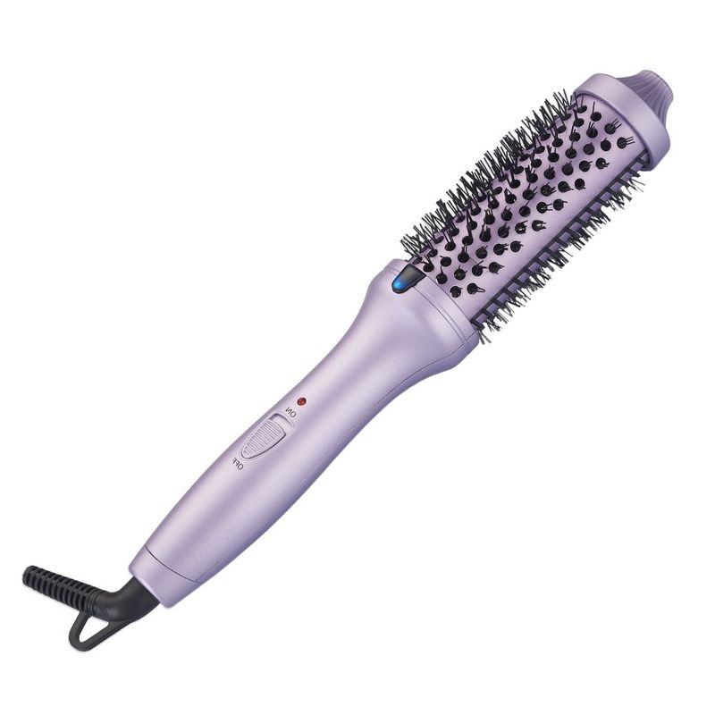 Hot Air Brush Curling Comb, Roller Brush For All Hair Lengths, Electric Styling Tool For Volume & Curling_voghion.com
