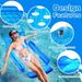 Inflatable Swimming Pool Water Lounge Chair Floating Row With Side Pads Adult Anti Dumping Floating Lounge Chair Floating Bed_voghion.com