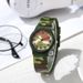 New Camouflage Army Green Quartz Pointer Type Simple Neutral Student Chinese Style Exam Universal Watch_voghion.com