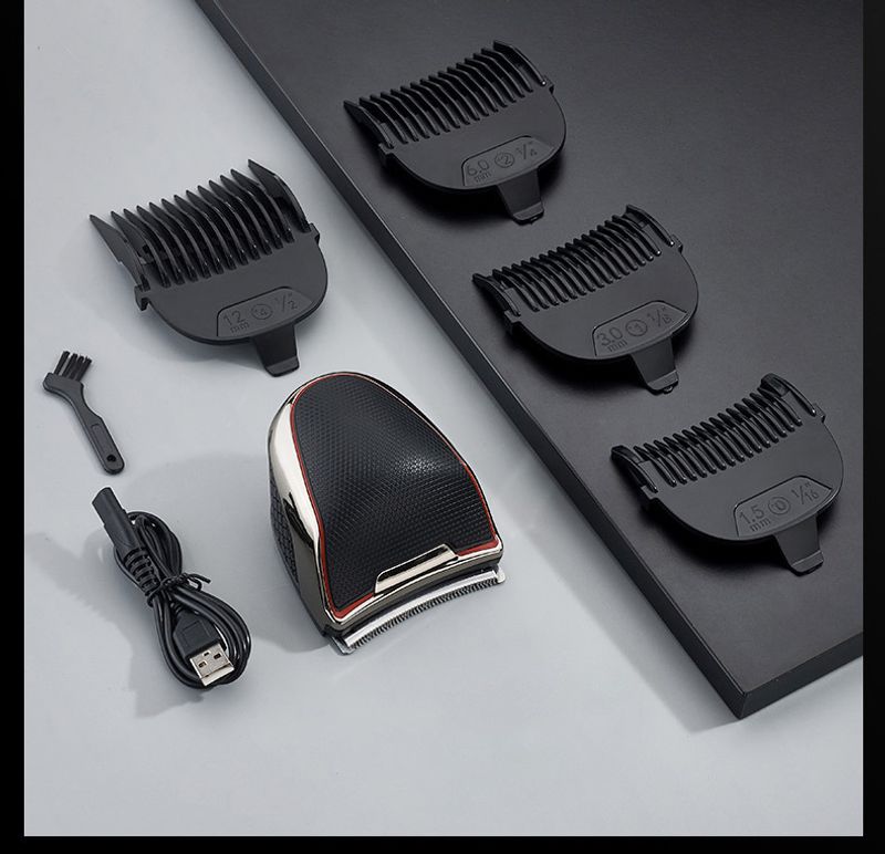 Universal Waterproof Hair Clipper Electric Clipper Push White Push Light Trim Electric Clipper Hair Clipper_voghion.com