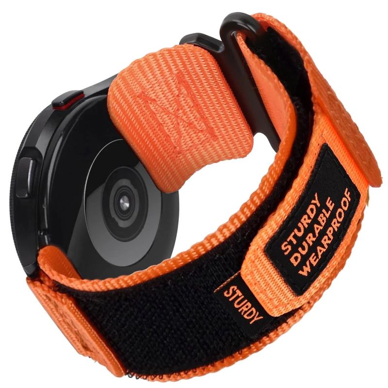 Vhodné pro Samsung Watch6 Huawei GT3 20/22mm univerzální rychloupínací popruh s nylonovou přezkou na suchý zip_voghion.com