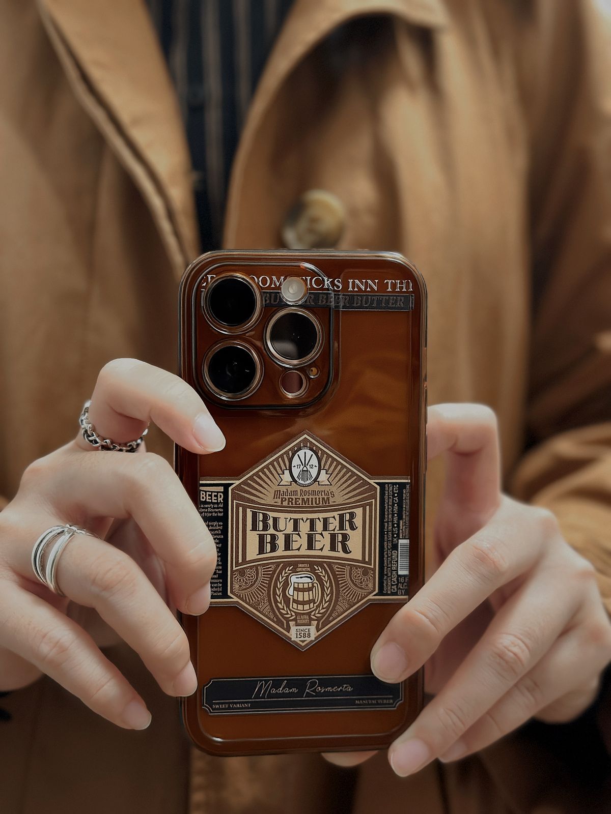 Unbeatable Quality Potter Butter Beer Caramel Magic Retro Niche Design Mobile Phone Shell For IPhone_voghion.com