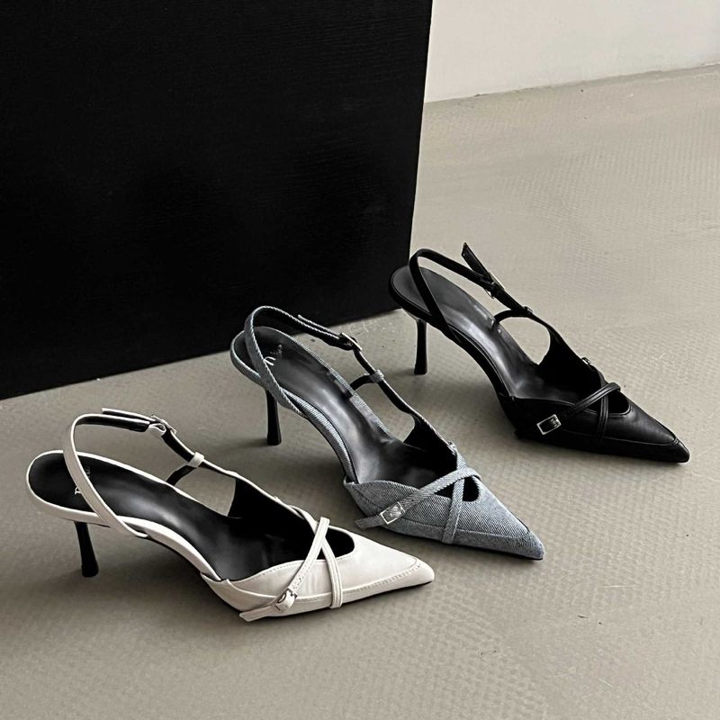 Low-Cut High Heels Stylish And Versatile_voghion.com