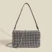 Borsa a tracolla con pochette tempestata di diamanti, modello minimalista, modello 2025, nuova borsa estiva da donna con texture lucida e strass_voghion.com