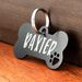 Personalized Name Tag For Dog Black/Silver_voghion.com