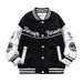 Baseballjacke für Jungen von Mother & Kids für Frühling und Herbst – trendige und hochwertige Oberbekleidung für Kinder von 6–12 Jahren (Schwarz/Grün, Buchstabendruck)_voghion.com