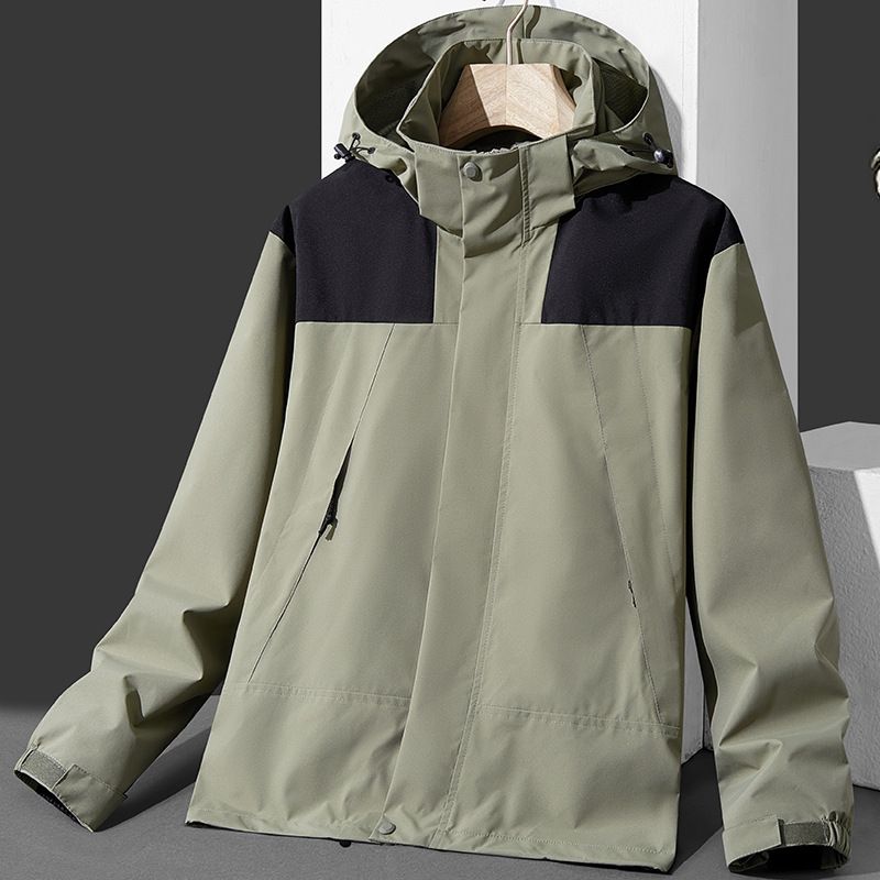 Wasserdichte, winddichte Unisex-Kapuzenjacke für Outdoor-Sportarten – leicht, atmungsaktiv und für alle Jahreszeiten geeignet (mehrere Farben und Größen)​_voghion.com