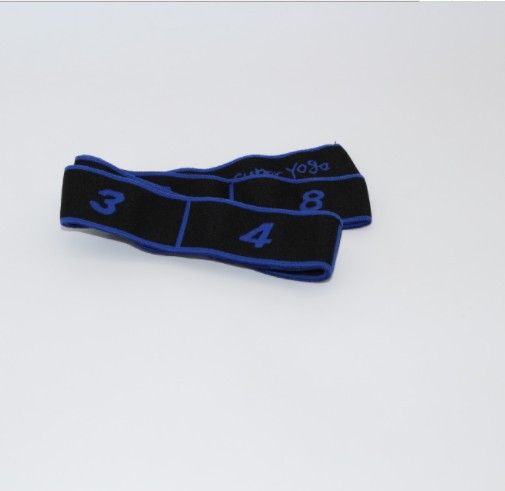 Mehrteiliges Yoga-Stretchband, lateinamerikanischer Tanz, Haltungskorrektur, Widerstand, 8-Raster-Elastikband mit Zahlen und Alphabet_voghion.com