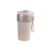 Thermos per donne in acciaio inossidabile 316L spesso, per uso domestico, grande capacità, semplice tazza con cannuccia, sottovuoto_voghion.com