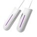 Smart Shoe Dryer & Deodorizer – Portable USB/Plug-in Footwear Warmer (6V, 15W, Timer Function, UV Sterilization Option, White/Blue/Pink)_voghion.com