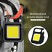 Lampada da lavoro COB, mini torcia elettrica, portachiavi, LED, impermeabile, carica USB, comoda illuminazione di emergenza per esterni, campeggio_voghion.com