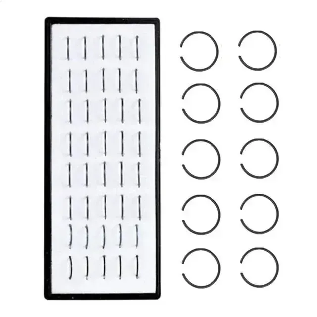 Piercing al naso in acciaio inossidabile con cristallo alla moda per donna, ipoallergenico, anello dritto da 18 mm, a forma di vite, gioiello per il corpo_voghion.com