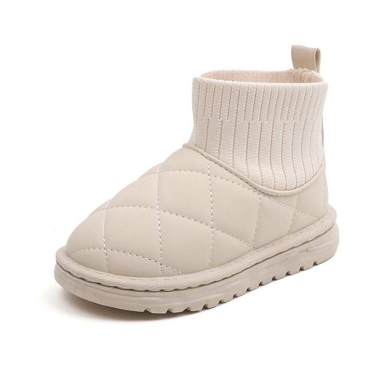 Children's Snowy 2023 Winter Girls' Cotton with Warm Socks for Boys' Short Boots and Thickened Medium to_voghion.com