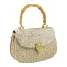 Borsa a mano multifunzionale da donna in vera pelle con motivo a struzzo in bambù, di lusso e alla moda, con spedizione gratuita_voghion.com