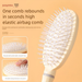 Master Jiang Cream Women's Air Cushion Fluffy Set Anti-Static High Crown Styling Curling Comb_voghion.com