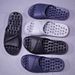 Men Slides Flip-Flops Indoor Party Fabric Leather Waterproof Lightweight Flip Flops_voghion.com