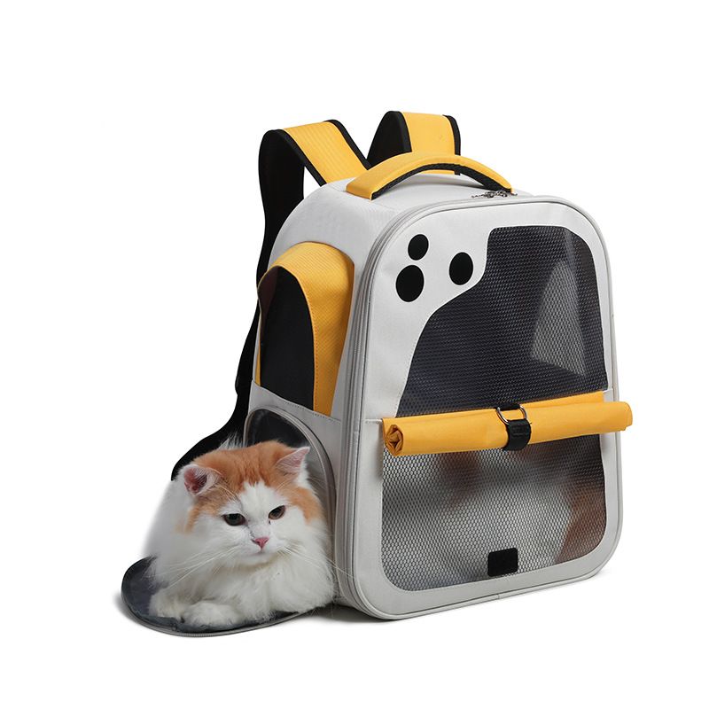 Cat Carrier Outdoor Portable Breathable Large Capacity Handheld Dog Convenient Waterproof Oxford Cloth Double Shoulder_voghion.com
