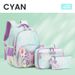 Cute Cartoon Butterfly Backpack For Girls, Large Capacity Waterproof School Bag With Bow Design, Lightweight Oxford Rucksack For Travel & Daily Use_voghion.com