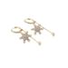 Women's earrings luxury and high-end snowflake earrings s925 silver needle earrings 2022 new fashion temperament long face-slimming earrings_voghion.com