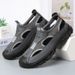Men's Summer Sandals Large Size Breathable Non-Smelly Casual Hollow Mesh Dad Single Shoes_voghion.com