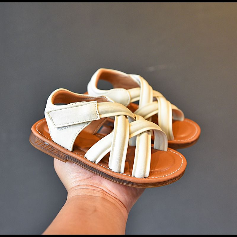 23023 sommer kinder Neue Koreanische Ausgabe Baby Sandalen Mädchen Casual Weichen Boden Prinzessin Strand Trendy Schuhe_voghion.com