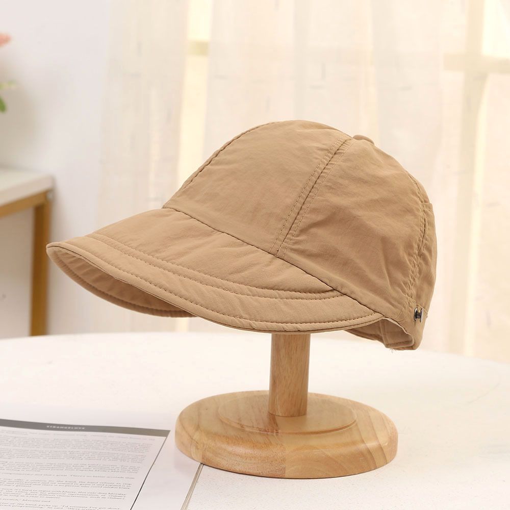 Summer New Protection Hat, Artistic Casual With Mask Holder, Sun That Makes Face Look Smaller, Drawstring Fisherman Hat_voghion.com