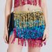 Halloween Belly Dance Waist Chain Indian Hip Towel Bohemi Sequined Fringed Hip Towel Stage DS Performance Costume_voghion.com