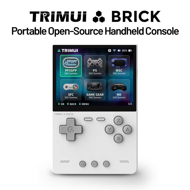 TRIMUI BRICK Handheld 3.2'' Linux-systeem Draagbare console 400PPI IPS-scherm 3000mAh Game Player_voghion.com
