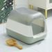 Box Small With Lid Large Fully Enclosed Splash-Proof Odor-Proof Toilet Transparent Litter Tray Cat Supplies Collection_voghion.com