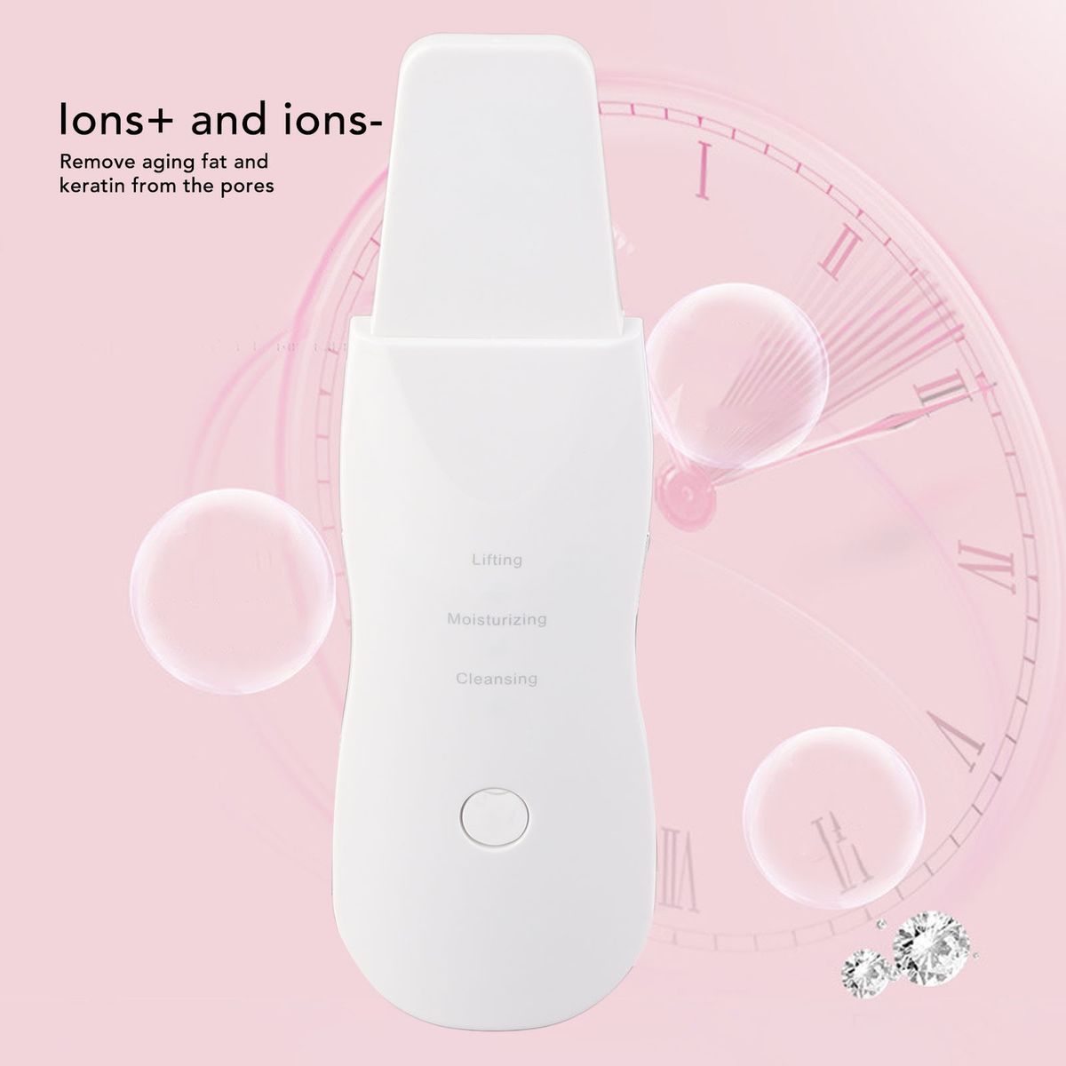 Hautwäscher Gesichtsspatel Vibration Hochfrequenz Mitesser Entferner Werkzeug 3 BAJ_voghion.com