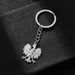 Portachiavi con stemma dell'aquila polacca - Accessorio decorativo in acciaio al titanio in stile nazionale retrò per uomini e donne_voghion.com