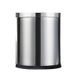 Stainless Steel Trash Bin – Commercial Use – Open-Top Design – Rust-Resistant & Easy Clean – Ideal For Office, Kitchen, Hotel_voghion.com