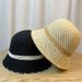 2024 Knitted Fisherman Women's Spring/summer Bucket Tidal Brand Sun Sunscreen Basin Hat_voghion.com